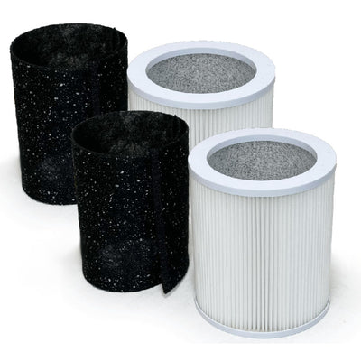 Nispira 3-In-1 True HEPA Activated Carbon Filter Replacement For Hunter HP400 Air Purifier H-HF400-VP | Removes Smoke, Dust, VOCs Chemical