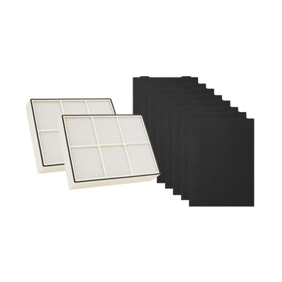 Nispira True HEPA Filter + Pre-Carbon Filters for Whirlpool Whispure Air Purifier AP150, AP250, AP25030K, APR25530L, APR25130L, 1183051K