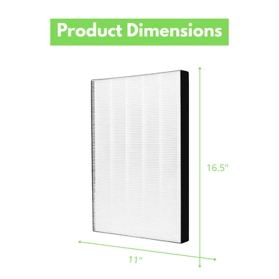 Nispira True HEPA Air Purifier Filter for Bissell Air220, Air320, 2609a, 2678