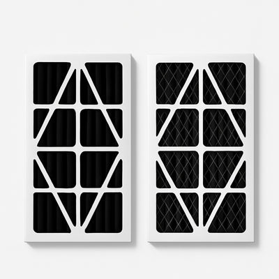 Nispira 5-Micron MERV 11 Activated Carbon Outer Replacement Filter for WEN 1044 CFM 1270 Air Filtration System (Model 1044 AF9235C)