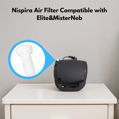 Nispira CPAP Disposable Filter Compatible with Philips Respironics Inspiration Elite, 626 & MisterNeb Compressor