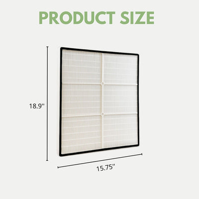 Nispira HEPA Filter Compatible with Whirlpool Whispure Air Purifier 510 AP510, AP530, AP450, WP500, WP1000 1183054K