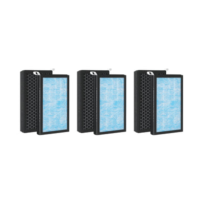 Nispira 3-In-1 Cabin Intake HEPA Air Filter Activated Carbon for Car Tesla Model 3 Model Y 2016- 2022