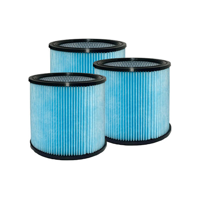 Nispira 90350 90304 90344 High Performance Nanofiber Filter with Lid for Shop-Vac Wet Dry Vacuum Upright