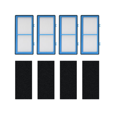 Nispira AER1 Compatible HEPA Filter + Carbon Booster Filter Replacement for Holmes Air Purifier HAPF30AT HAP242-NUC