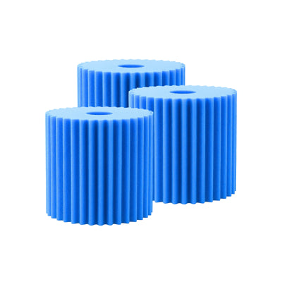Nispira 506B Foam Dust Filter Replacement for Electrolux Centralux Aerus Central Vacuum 1561,1569,1580,1584,1590,1590A E130 Series, E177A Blue Scalloped