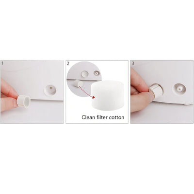 Nispira Replacement Sponges Air Filter Compatible with Adult/Kid Compressor System Cool Mist Inhaler Vaporizer