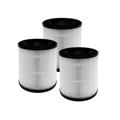 Nispira B-D02L Filter Replacement for MOOKA KOIOS Air Purifiers, VEWIOR B-D02U Air Purifier 3-in-1 HEPA Activated Carbon