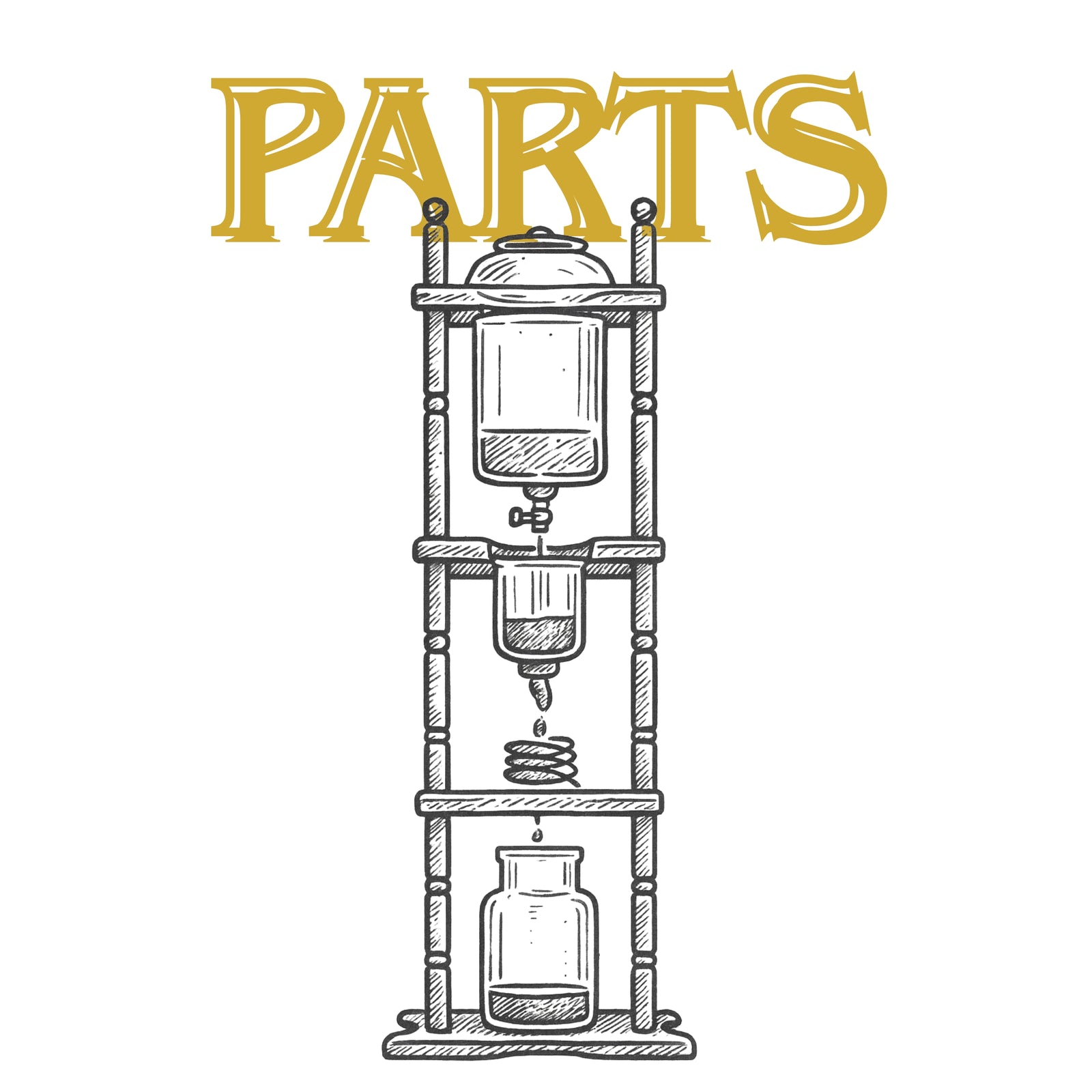 Nispira BD-25 Replacement Parts | Cold Brew Drip Tower Components
