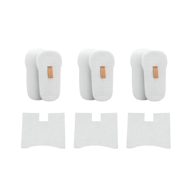 Nispira HZ602 Vacuum Foam Filter Set Compatible with Shark HZ2000, HZ2002 HZ702, HS152AMZ, HZ602, HZ251, HH202, HH205, HZ2003C, UV580, QS2000QBK, QS2000QBL, QS2000QCP, QS2000QGN, QS2000QRD, XFFKHZ2000