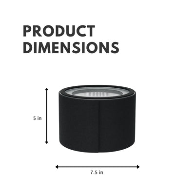 Nispira True HEPA Activated Carbon Pre-Filter Replacement For Crane Air Purifier EE-5068 Part HS-1946 Jetery Air Purifier JT-8115M | Removes Smoke, Dust, VOCs