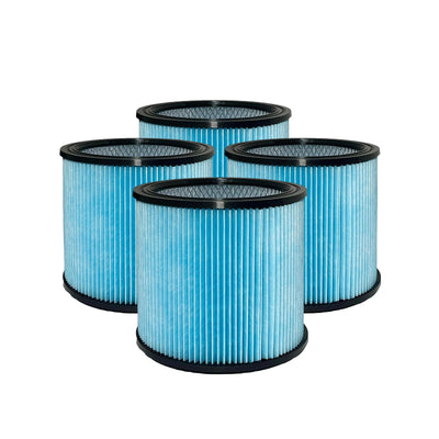 Nispira 90350 90304 90344 High Performance Nanofiber Filter with Lid for Shop-Vac Wet Dry Vacuum Upright