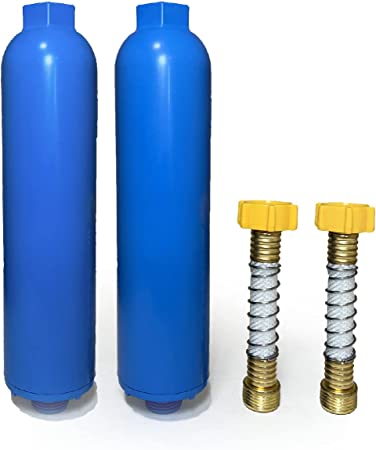 Nispira Inline Water Cartidge for Water Filter 40043 Camco RV/Marine Flexible Hose Protected Included