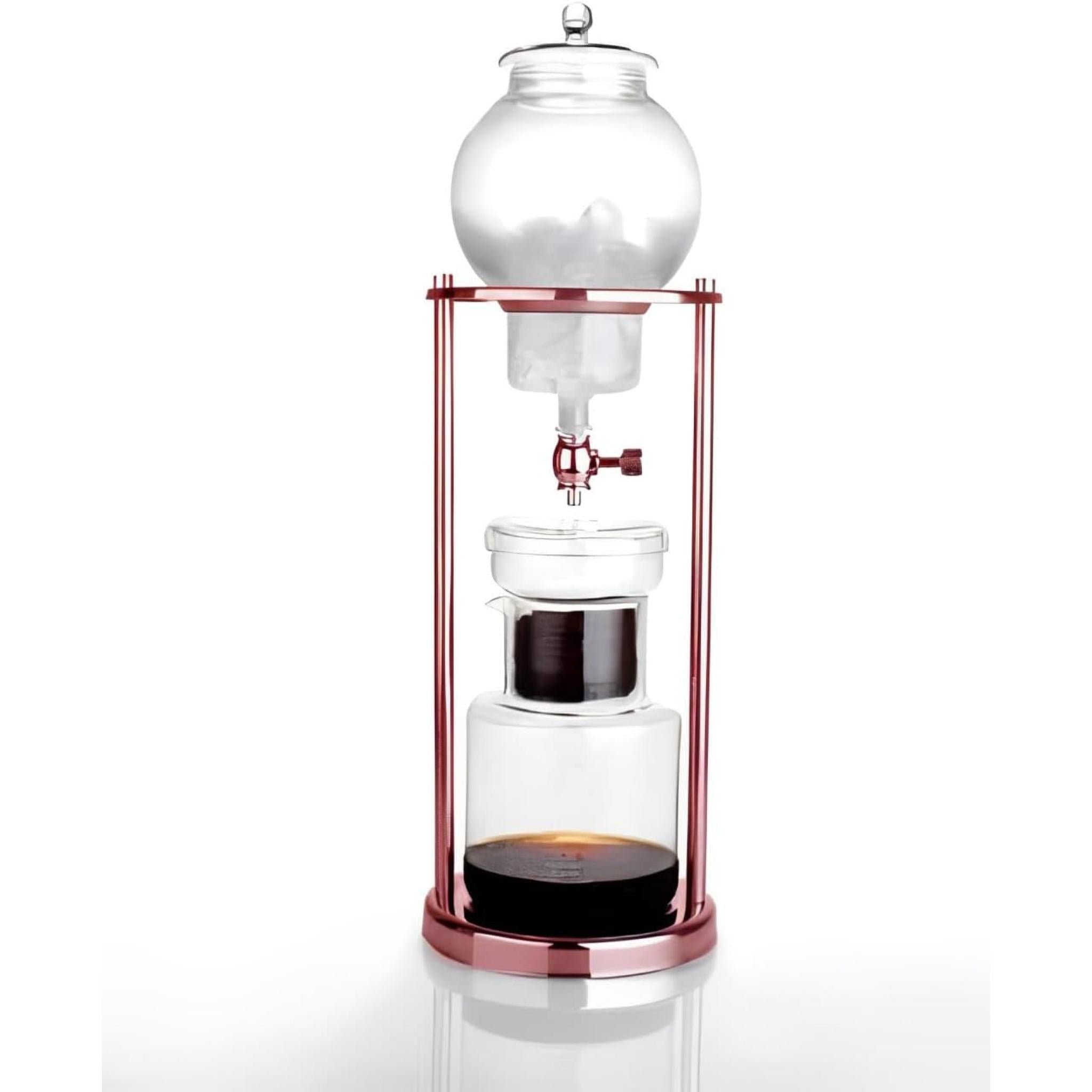 NISPIRA Luxury Ice Cold Brew Dripper Coffee Maker in Stainless
