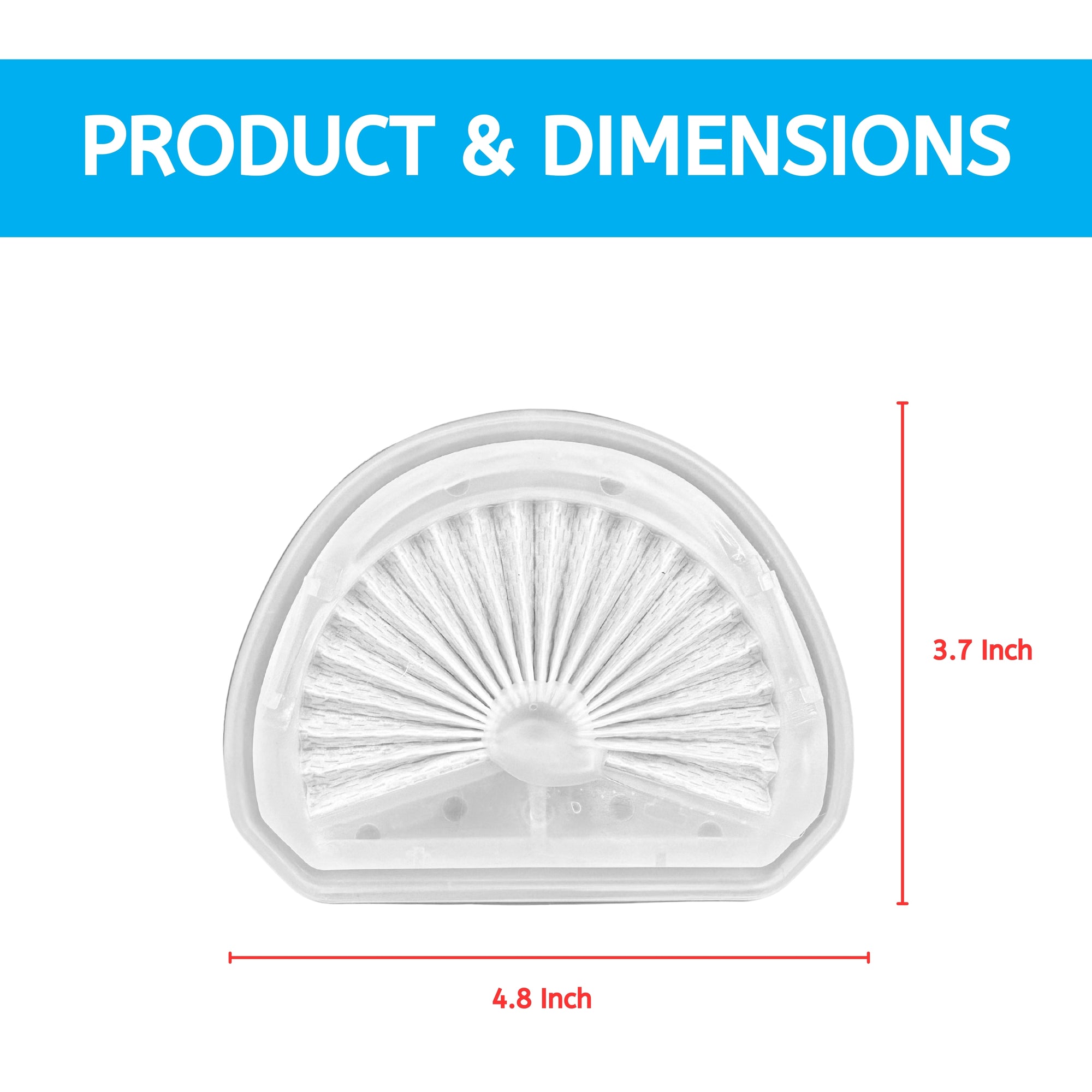 Filtro Di Ricambio Per Aspirapolvere Portatile Black+Decker HLVA315J62 - Bianco