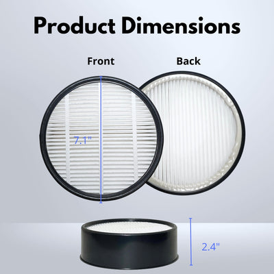 Nispira 360° True HEPA Air Intake Filter Replacement Compatible with Holmes Egg Air Purifier | Removes Smoke, Dust, VOCs | 112 SqFt |