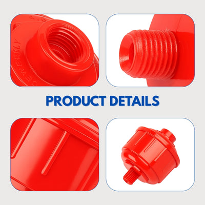 Nispira Disposable Mini Air & Water Spray Gun Filters High-Flow Whirlwind Air Line Filters with Standard 1/4-Inch Threads Compatible with Most Spray Guns & Air Tools
