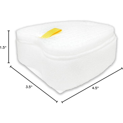 Nispira HV380 Post-Motor Foam Filter Set for Shark DuoClean Zero-M Corded Ultra-Light Vacuum HV381 HV382 HV383 UV380 QS360Q ZS360 ZS361 ZS362 ZS364 XPMFK320 XPSTFH380