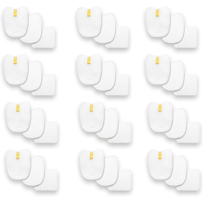 Nispira HV380 Post-Motor Foam Filter Set for Shark DuoClean Zero-M Corded Ultra-Light Vacuum HV381 HV382 HV383 UV380 QS360Q ZS360 ZS361 ZS362 ZS364 XPMFK320 XPSTFH380