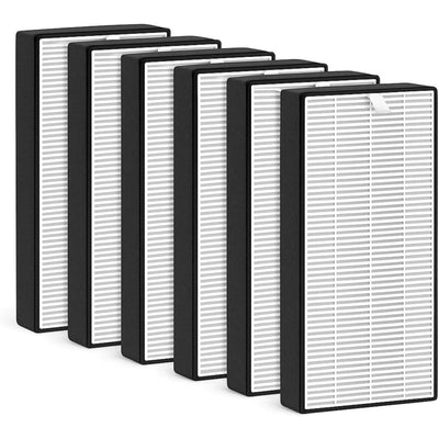 Nispira HEPA Filter Replacement for F1 Filtrete Air Purifier C01 T02 FAP-C01_F1, FAP-T02-F1, FAP-C01BA-G1, FAP-T02WA-G1, FAPF-F1-A F1
