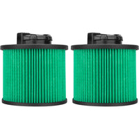 Nispira Replacement Filters Compatible with DEWALT 4 Gallon DXV04T, DXV05P, DXV05S, DXV08S, DXV06G Wet/Dry Vac Cleaners, Part DXVC4003