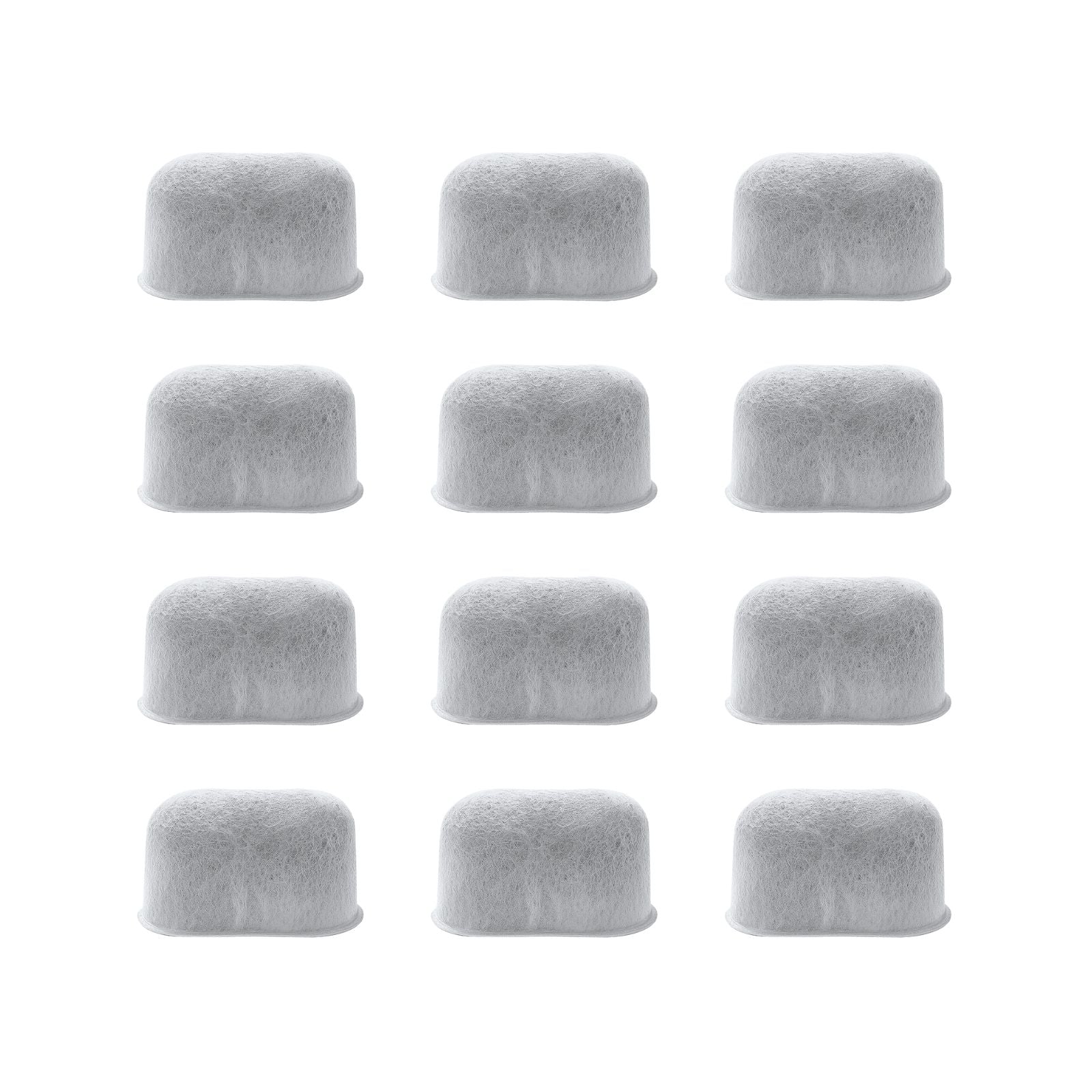 Nispira 12 Activated Charcoal Water Filters for Braun Coffee Machine Fits: KF7175, KF7150BK, KF7155BK