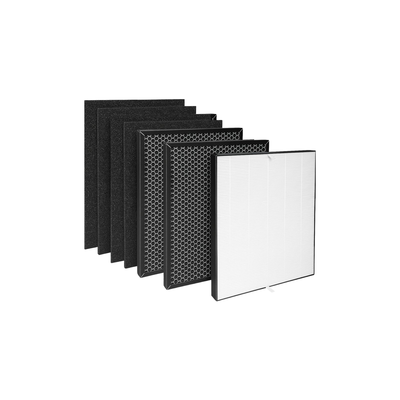 Nispira HEPA Carbon Filter Kit Set Compatible with Air Doct Airdoct Air Purifier AD Series 3000 3000M