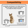 Nispira Cat Water Fountain Filter Replacement Filters for Rellaty and Neareal 108oz/3.2 Automatic Pet Water Fountain