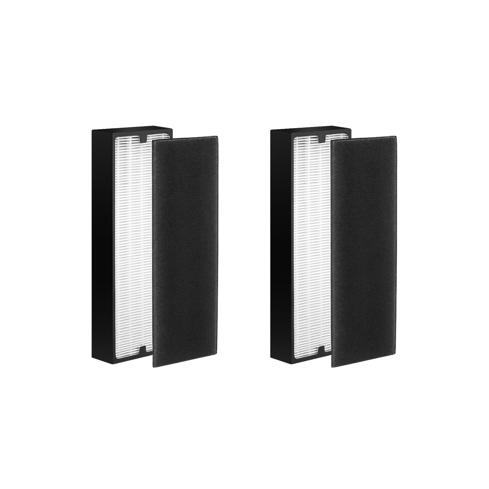 Nispira Particle/Carbon HEPA Filter Set For Blueair Sense+ Sense Air Purifier | Removes Smoke, Chemical VOCs, Odor, Pet Dander