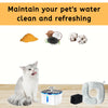 Nispira Cat Water Fountain Filter Replacement Filters for Veken 67oz, 95oz, 135oz Automatic Pet Fountain Dog Water Dispenser