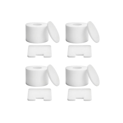Nispira Foam Filter Set Compatible with Shark NV42 Deluxe Upright Vacuum Cleaner. Compared to Part #XFF36. Fits UV402 UV410, NV36, NV36A, NV42, NV44, NV46, NV46C.