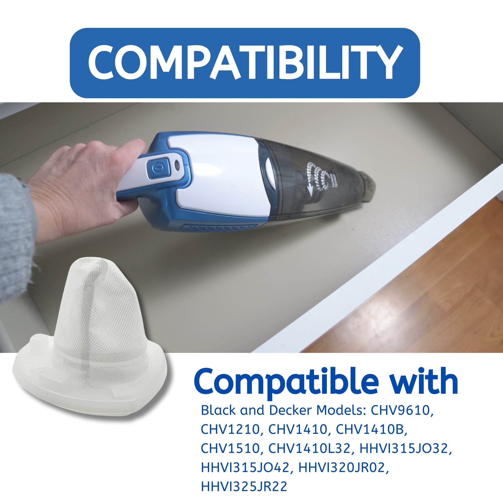 Filtro Dustbuster Vf110 Filtri Ricambio Per Black & Decker - Foto 9