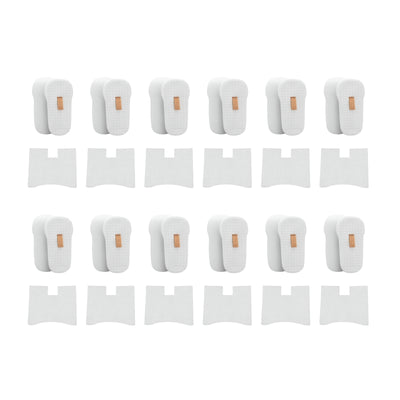 Nispira HZ602 Vacuum Foam Filter Set Compatible with Shark HZ2000, HZ2002 HZ702, HS152AMZ, HZ602, HZ251, HH202, HH205, HZ2003C, UV580, QS2000QBK, QS2000QBL, QS2000QCP, QS2000QGN, QS2000QRD, XFFKHZ2000