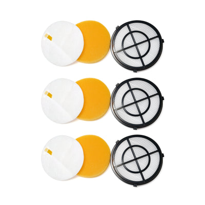 Nispira Post/ Pre Motor Filter Set for Bissell Pet Hair Eraser Febreze Upright Vacuum Cleaner Model 16881, 16871, 1650 Series, 1650A, 1608861, 1608860