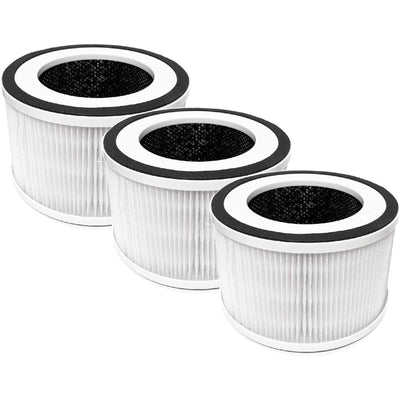 Nispira 3-in-1 True HEPA Carbon Filter Compatible with Afloia Fillo Mooka Allo Honati Air Purifier