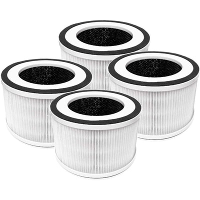 Nispira 3-in-1 True HEPA Carbon Filter Compatible with Afloia Fillo Mooka Allo Honati Air Purifier