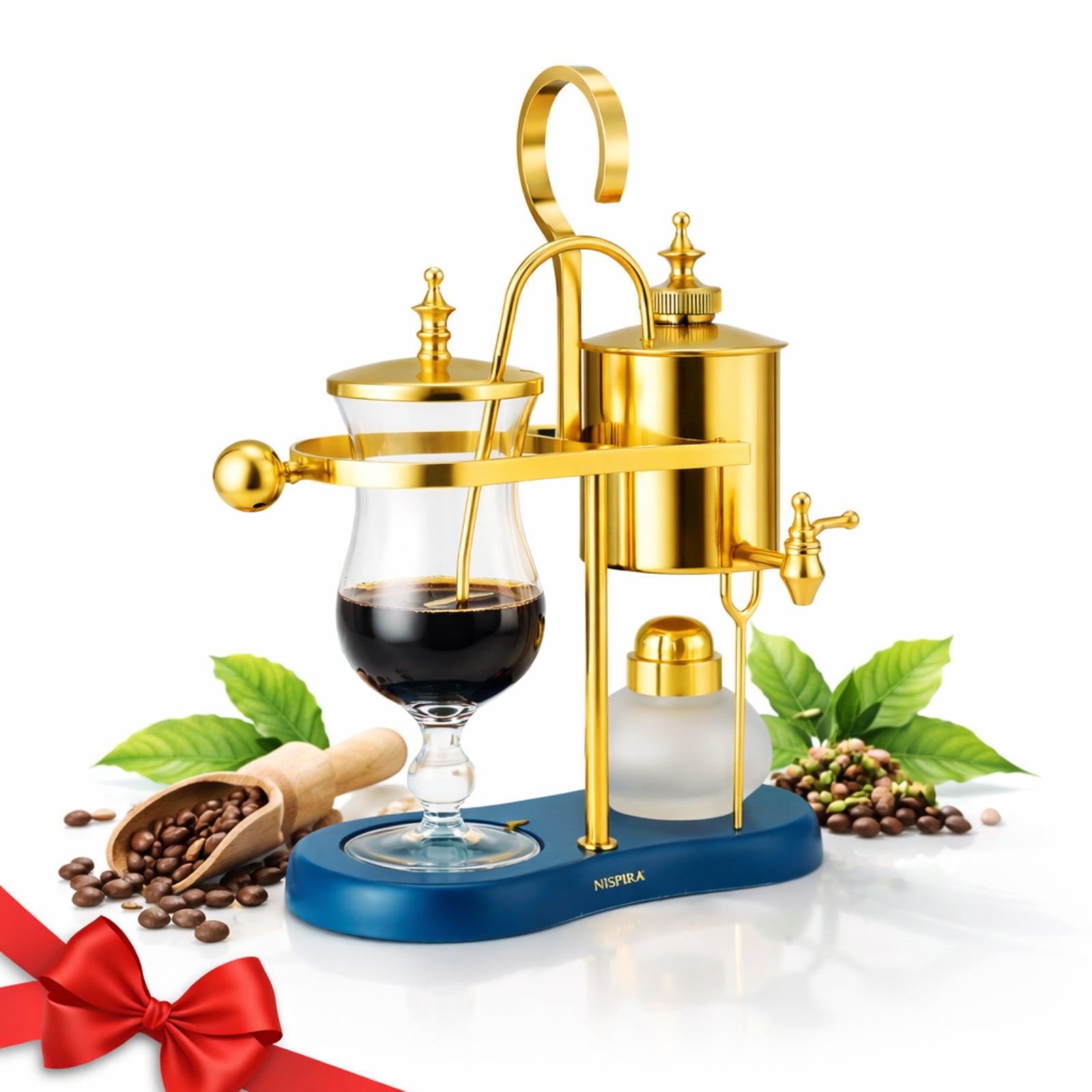 Royal Balance Syphon – Peacock Blue Collector Edition | Artisan Brewing + Coffee Table Centerpiece