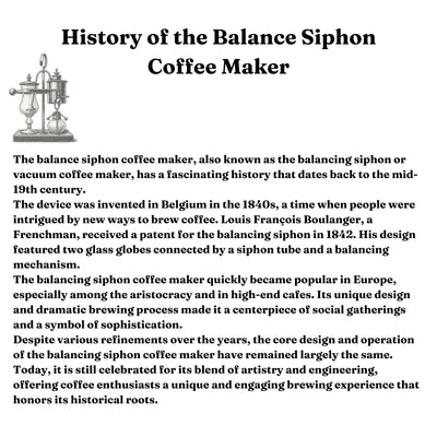 Nispira Vintage Belgium Belgian Royal Balance Syphon Siphon Coffee Maker, Gold