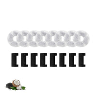 Nispira Cat Water Fountain Replacement Filters with Activated Carbon, Compatible with DEEIPET 74oz/135oz Models