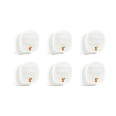 Nispira IX141 Foam Vacuum Filter Set for Shark Stick Vacuum IX140 IZ140 IX142 IZ140C UZ145 IZ141C WZ140 IZ163H IZ441HBRN 616FJ140 617FJ140