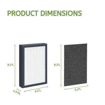 Nispira True HEPA Filter E Compatible with Guardian Air Purifier AC4100 FLT4100