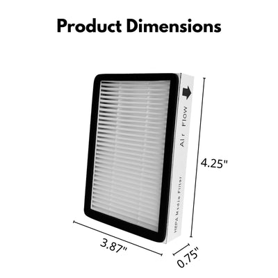 Nispira 200 & 400 Series HEPA Filter Replacement Compatible with Sears Kenmore Upright Canister Vacuum Cleaner 81214, 81414, BC2005, BC3005, BC3002, BC4002 Part 86880 EF-2