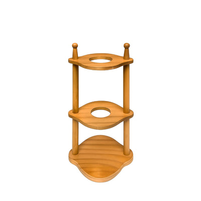 Nispira Cold Brew coffee Maker Ice Coffee Drip Machine with Advanced Slow Drip Technology Borosilicate Glass with Wood Tower, 6-8 Cup, Brown