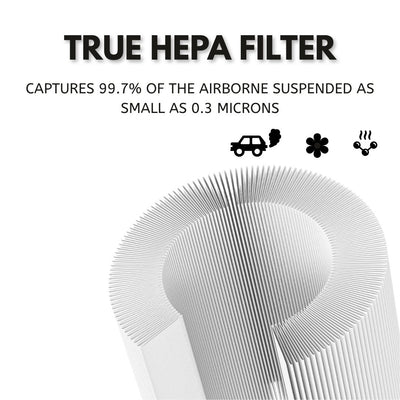 Nispira MAF-03 3-in-1 True HEPA Filter Replacement Compatible with Miko Ibuki L Air Purifier