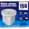 Nispira Filter Replacement For Epic Pure, Seychelle, Aquagear Water Pitcher Dispenser | Removes Fluoride, Chlorine, Lead, Odor and More | 150 Gallon