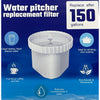Nispira Filter Replacement Compatible with Epic Pure, Seychelle, Aquagear Water Pitcher Dispenser | Removes Fluoride, Chlorine, Lead, Odor and More | 150 Gallon