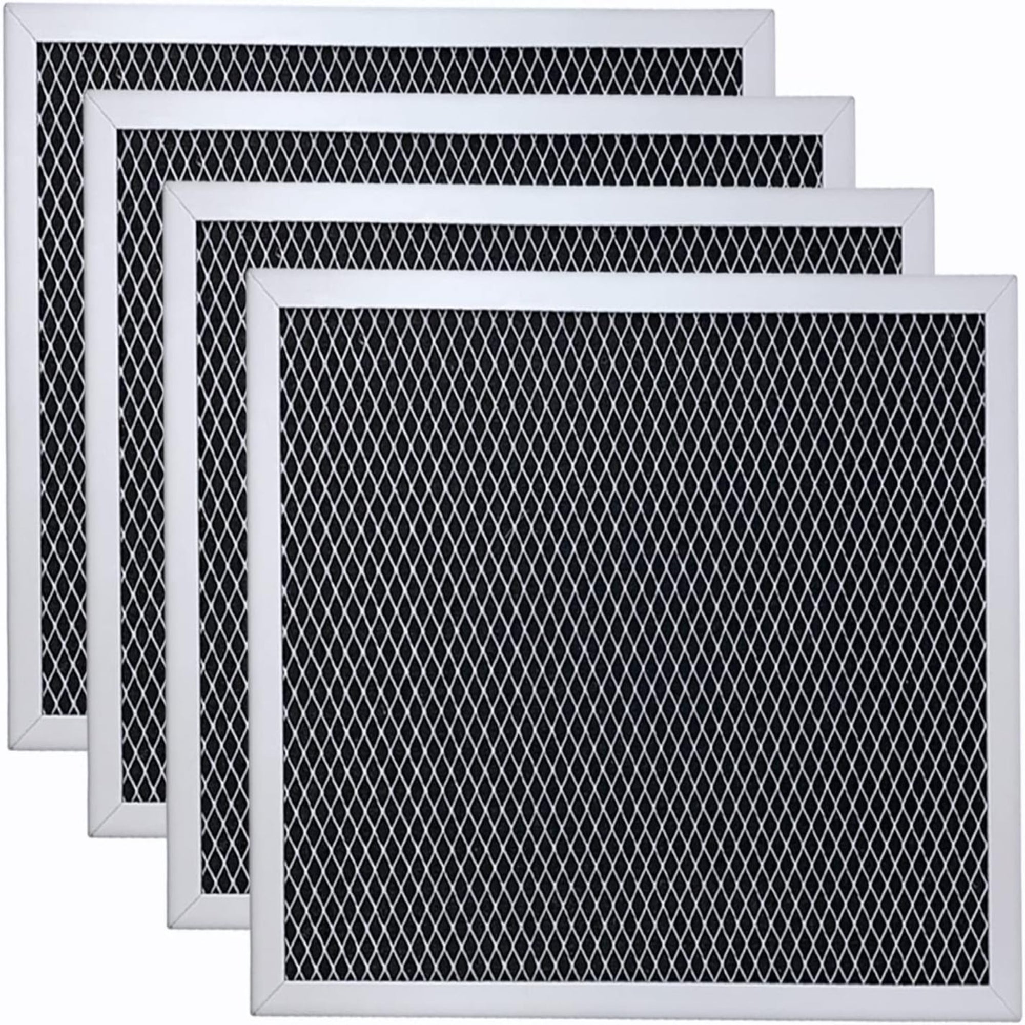 Nispira Grease Range Hood Filter with Activated Charcoal Compatible with Broan 97007696, S97007696, 6105C, 1172266, 41F. Removes Odor