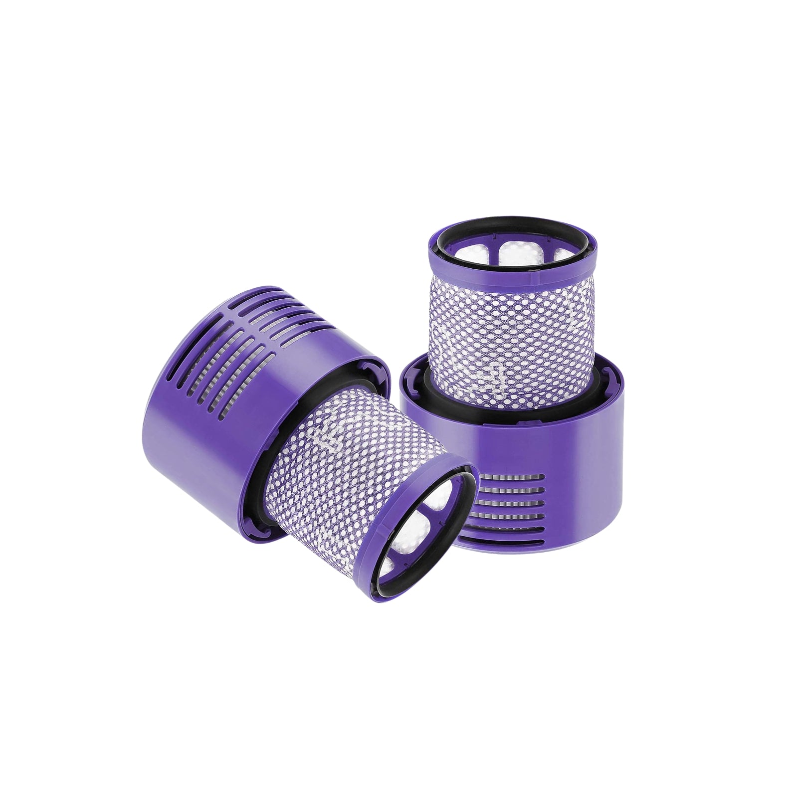 Nispira True HEPA Vacuum Filters Replacement Kit Compatible with V10 Cyclone Series, V10 Animal, V10 Absolute, V10 Total Clean, SV12, Compare to Part #969082-01