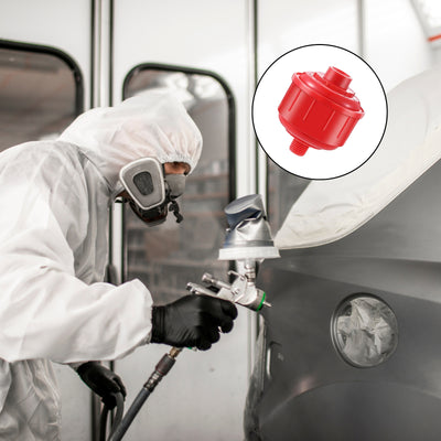 Nispira Disposable Mini Air & Water Spray Gun Filters High-Flow Whirlwind Air Line Filters with Standard 1/4-Inch Threads Compatible with Most Spray Guns & Air Tools