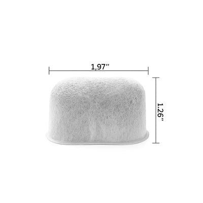 Nispira 12 Activated Charcoal Water Filters for Braun Coffee Machine Fits: KF7175, KF7150BK, KF7155BK